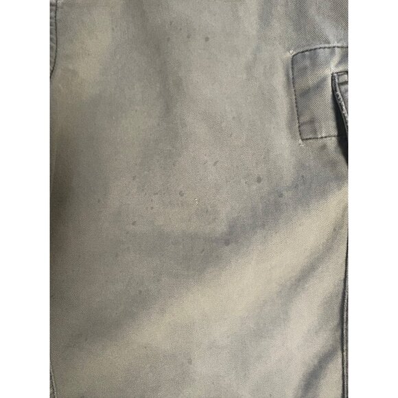 Old Navy Cargo Pants Y2K  Mens Olive VTG Wide Relaxed Skater 36”x28”  Distressed - Picture 9 of 9